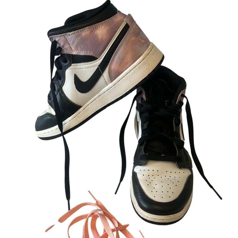NWOTNike Air Jordan 1 Mid SE Zen Master GS tie-dye canvas boys 4.5 youth womens